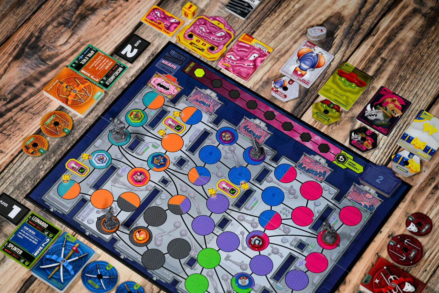 Unmatched Raptor Map Unmatched Adventures - Teenage Mutant Ninja Turtles - IELLO Games